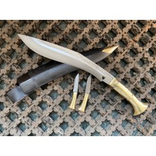 Chitlange Leather Brass Handle Kukri